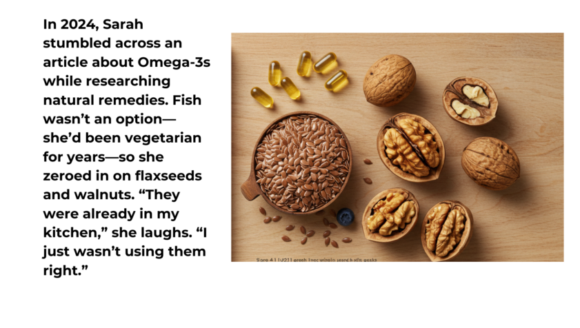 Discover how Omega-3s from flaxseeds and walnuts can boost your brain health and fight inflammation. With science-backed benefits and easy tips, this guide shows you how to sharpen your mind and soothe your body—starting today!"